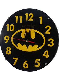 A4M Wood Art Wooden Wall Clock In The Form Of Batman 30 Cm MultiColour  - Image 3