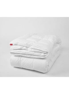 White Fiber Mattress Protector – Durable Cotton Blend with 4 Elastic Bands for Perfect Fit Cotton Blend White 100 x 195cm