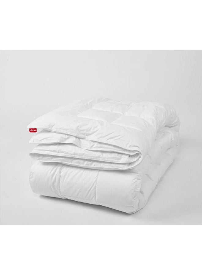 ricrac - White Fiber Mattress Protector – Durable Cotton Blend with 4 Elastic Bands for Perfect Fit Cotton Blend White 100 x 195cm - Image 1