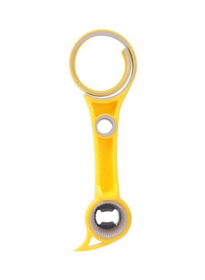 CLASSYTOUCH Multifunctional  Jar Can Bottle Opener Yellow  - Image 1