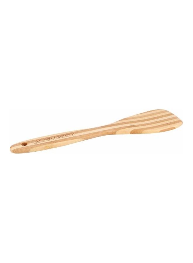 Premium Bamboo Curved Spatula Sandal Yellow 28x3x6.5cm