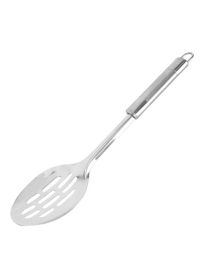 CLASSYTOUCH Stainless Steel Slotted Cooking Spoon Silver - Image 1