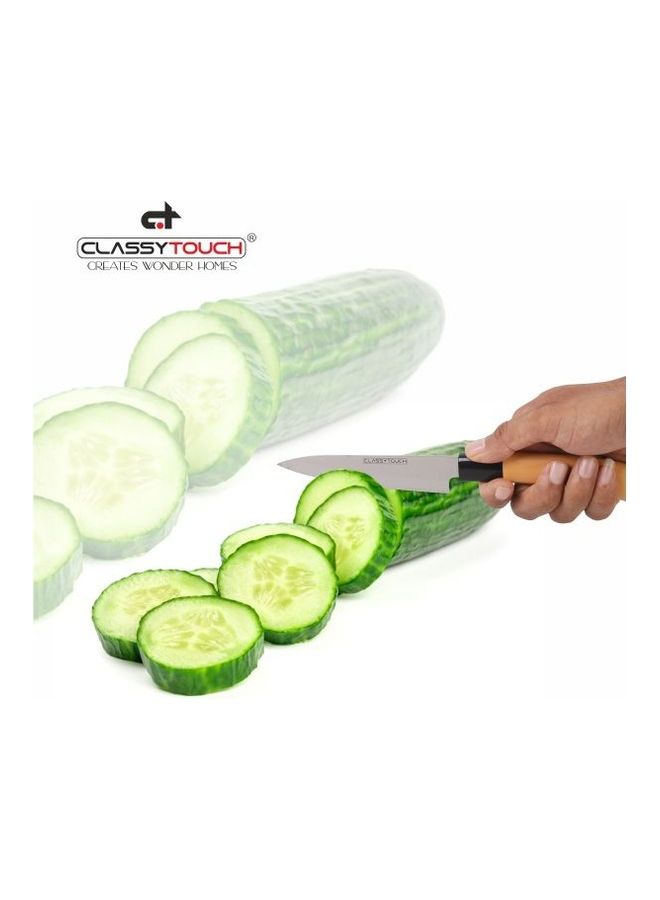 كلاسي تاتش سكين الطاهي فضي 24x1.5x2سم - Image 3