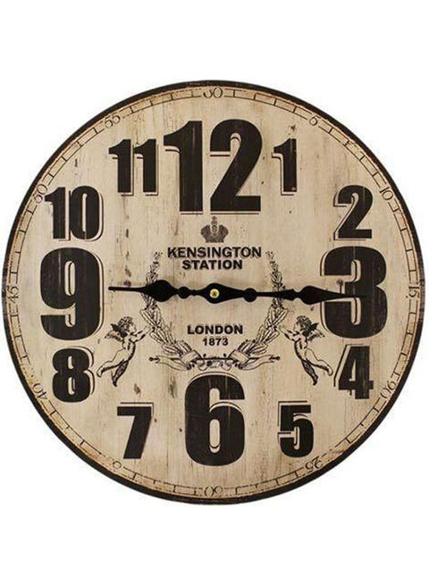 Retro Vintage Wood Analog Clock  Wall Clocks MultiColour