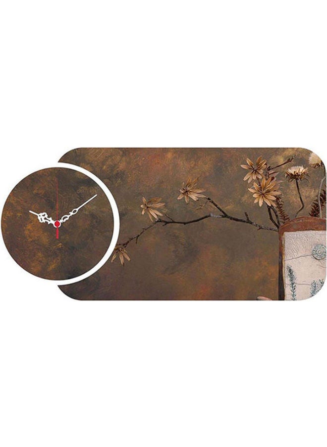 Home Art Home Art 238Hma5155 Decorative Mdf Clock (2 Pieces) Multicolour  - Image 1