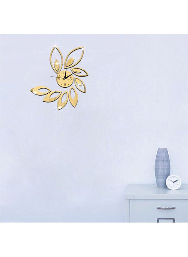 Generic Mirror Wall Clock 3D Decorative Wall Clocks Diy Wall Watches Home Decor Multicolour  - Image 2