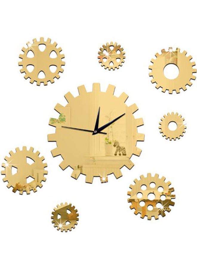 Generic Mirror Wall Clock 3D Decorative Wall Clocks Diy Wall Watches Home Decor MultiColour  - Image 1