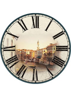 Solo Wooden Wall Clock 40 Cm MultiColour 