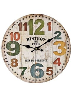 Wood Analog Clock  Wall Clocks MultiColour