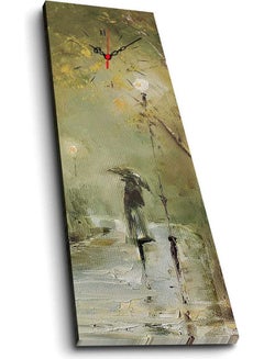 248Cty1624 Decorative Canvas Wall Clock MultiColour