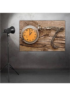 Evidea Moda Canvas Mt64 Wall Art Clock 60X40 Cm Multicolour 