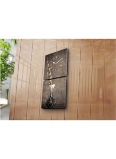 Clock Art Clock Art 228Cla2620 Decorative Canvas Wall Clock (2 Pieces) MultiColour  - Image 3