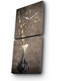 Clock Art Clock Art 228Cla2620 Decorative Canvas Wall Clock (2 Pieces) MultiColour  - Image 1