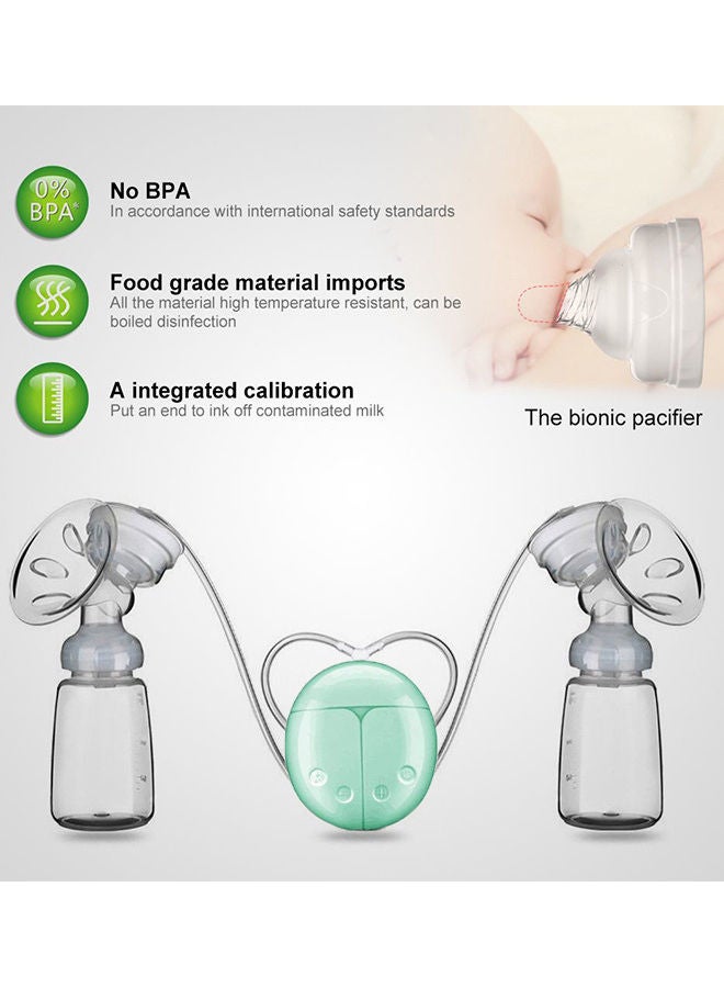 طقم مضخة ثدي كهربائية أوتوماتيكية مزدوجة. - Image 4