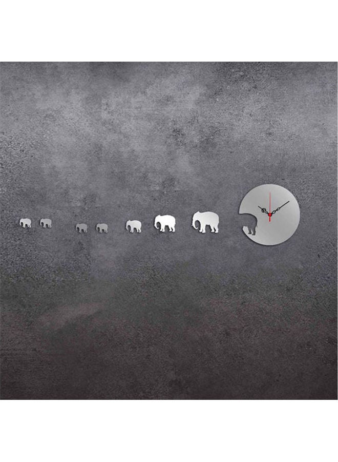 Desire 234Dsr1521 Decorative Wall Clock Colorless (Mirror) MultiColour - Image 2