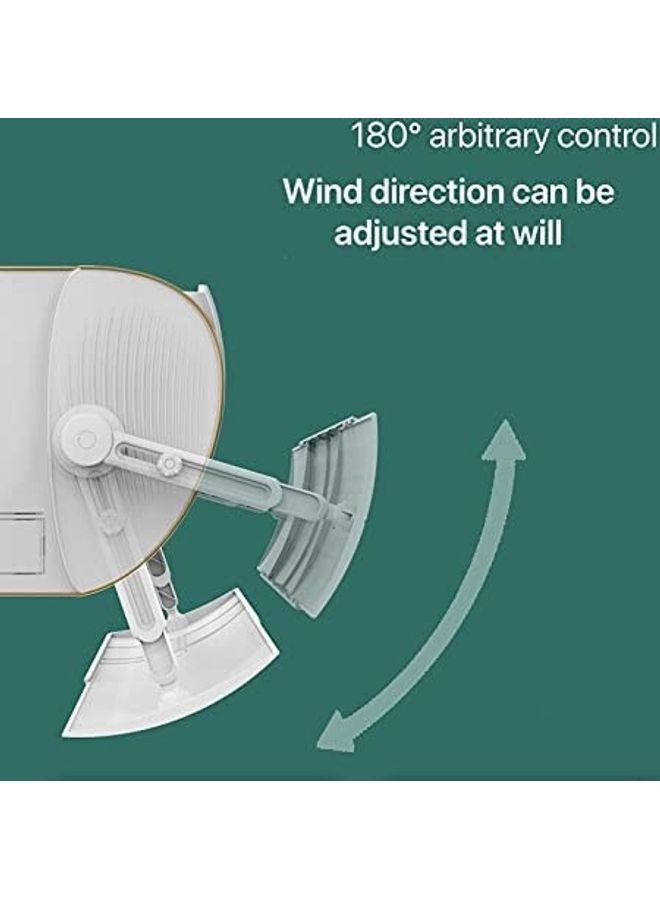 KUYING - Adjustable Anti Direct Blowing Windshield Air Conditioning Baffles 2021C White - Image 1