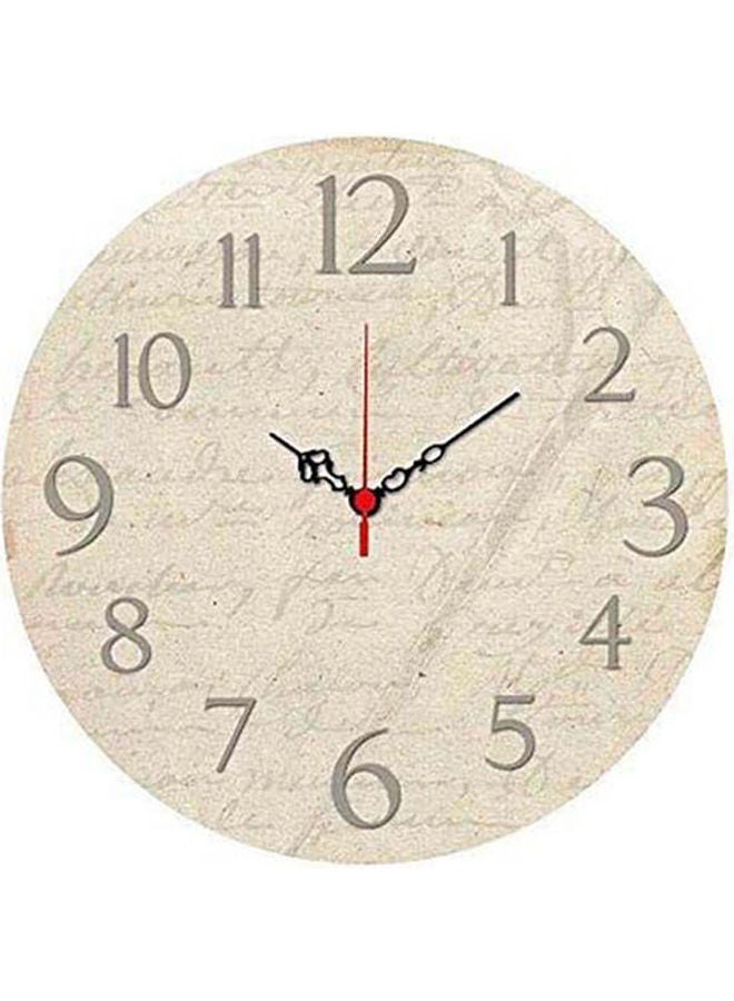 Home Art Home Art 238Hma3130 Decorative Mdf Clock MultiColour 