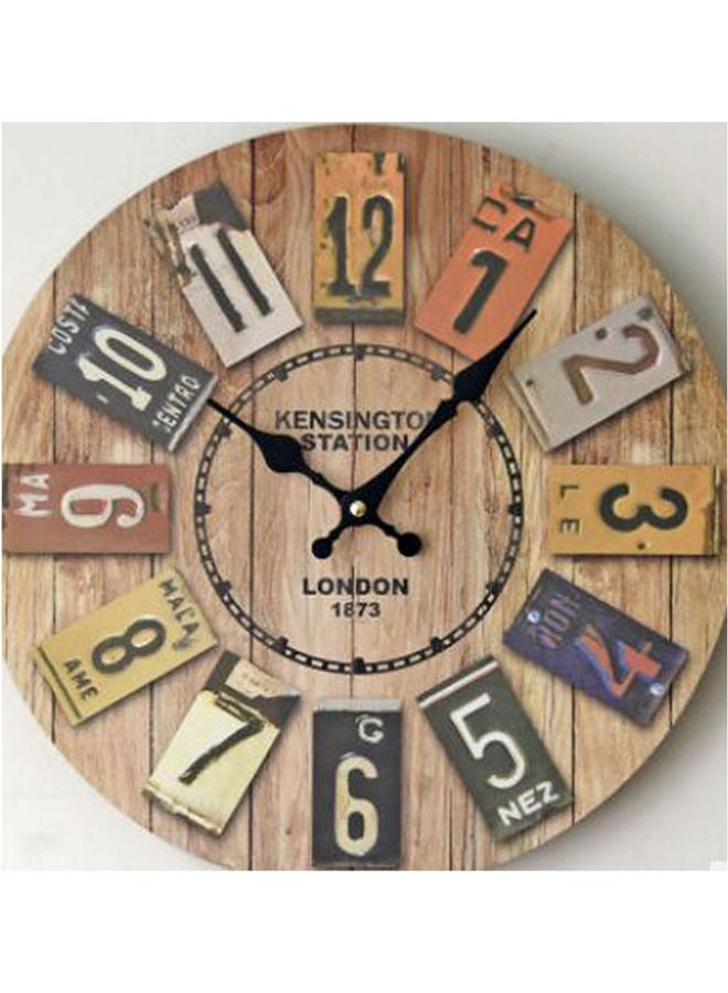 Vintage Style Silent Antique Wall Clock Wood Battery Powered Retro Estilo Vintage Wooden Clock MultiColour - Image 2