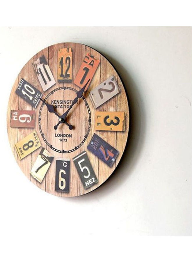 Vintage Style Silent Antique Wall Clock Wood Battery Powered Retro Estilo Vintage Wooden Clock MultiColour - Image 1