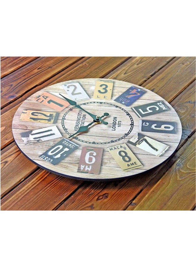 Vintage Style Silent Antique Wall Clock Wood Battery Powered Retro Estilo Vintage Wooden Clock MultiColour - Image 3