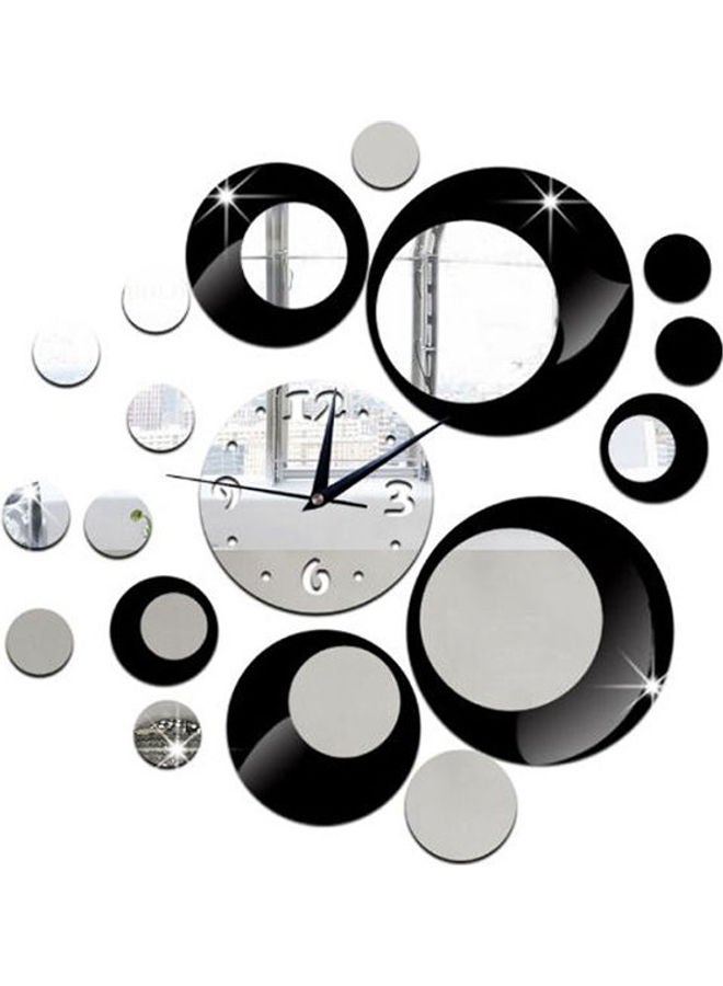 Mirror Wall Clock 3D Decorative Wall Clocks Diy Wall Watches Home Decor Multicolour