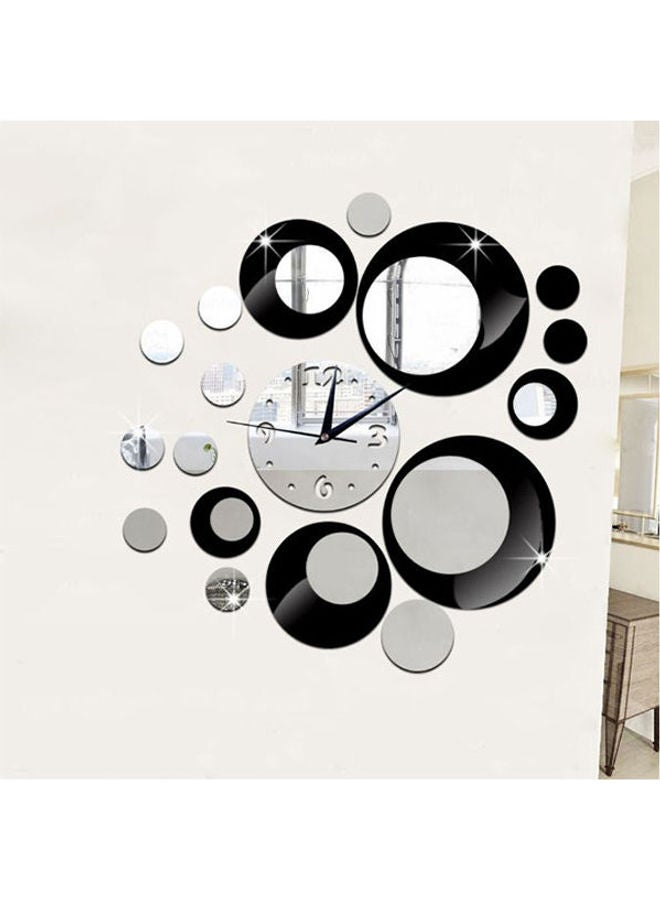Mirror Wall Clock 3D Decorative Wall Clocks Diy Wall Watches Home Decor Multicolour