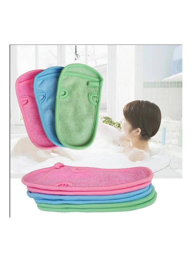 6-Piece Exfoliating Bath Glove for Body Scrub Multicolour Free Size  - Image 1
