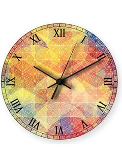 Printed Wall Clock Multicolour