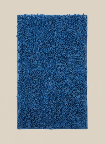 Noon East Bath Mat - 70 X 120 Cm - Shaggy - Darkblue Color - Bathroom Mat Anti-Slip 70 x 119 cm Dark Blue