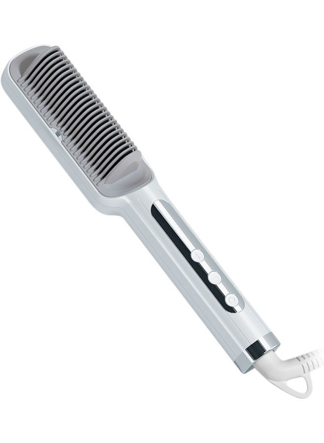 Generic Portable Hair Straightener Electric Comb White  - Image 1