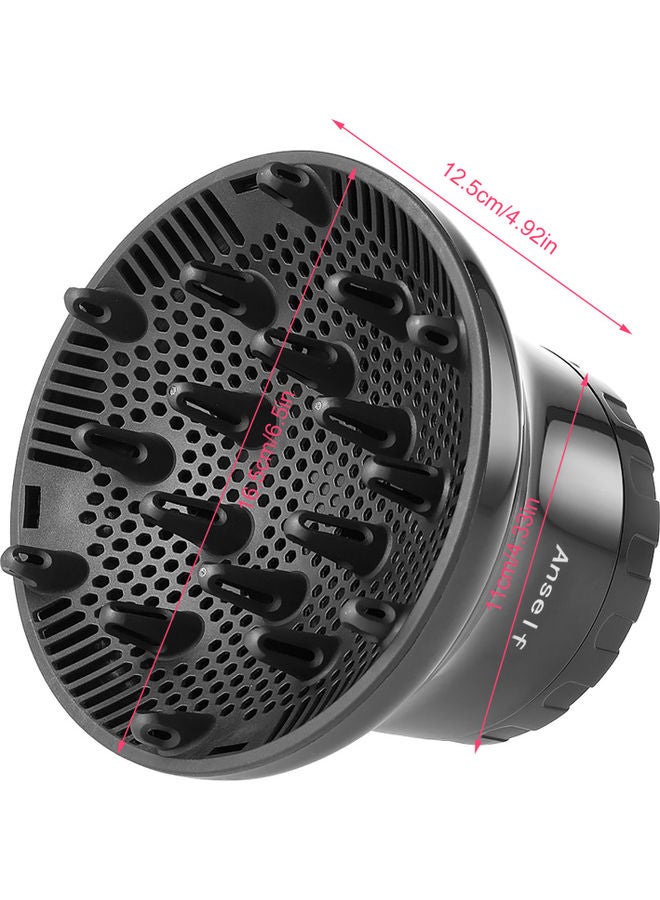 ANSELF Adjustable Blow Dryers Diffuser for Curly or Wavy Hair Black - Image 4