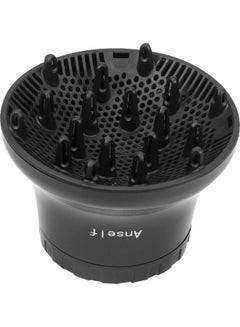 ANSELF Adjustable Blow Dryers Diffuser for Curly or Wavy Hair Black  - Image 3