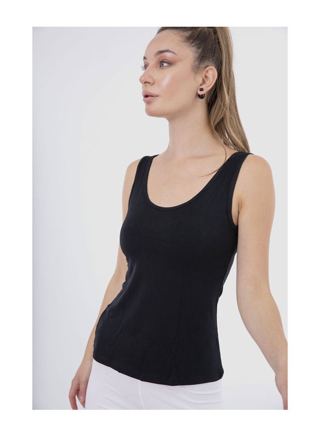 Carina Tank Top (V) Black  - Image 1