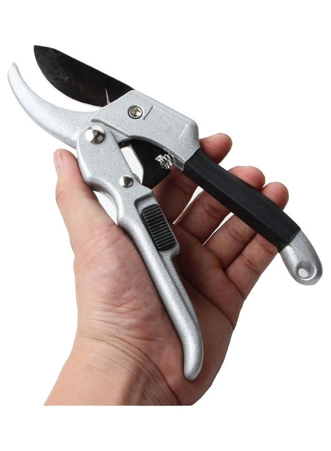 أو إي إم مقص محمول ومزود ببكرة مناسب لتقليم الأشجار والعناية بالحدائق أسود/ فضي - Image 4