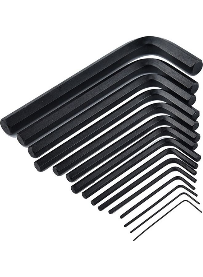 30-Piece Hex Key Set Black