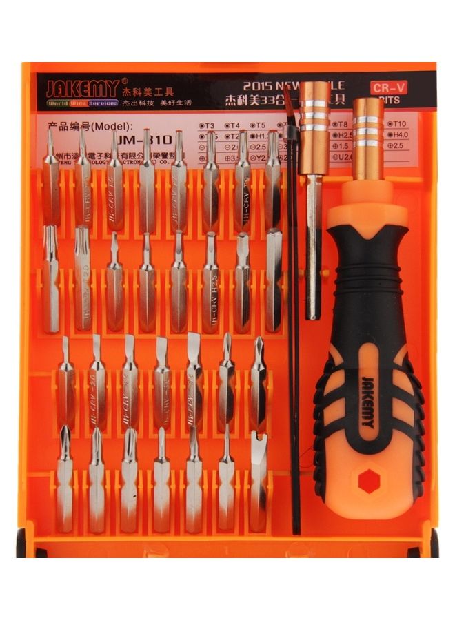 33 In 1 Screwdriver Bit Set Multicolour - v1627216659/N49453537A_3