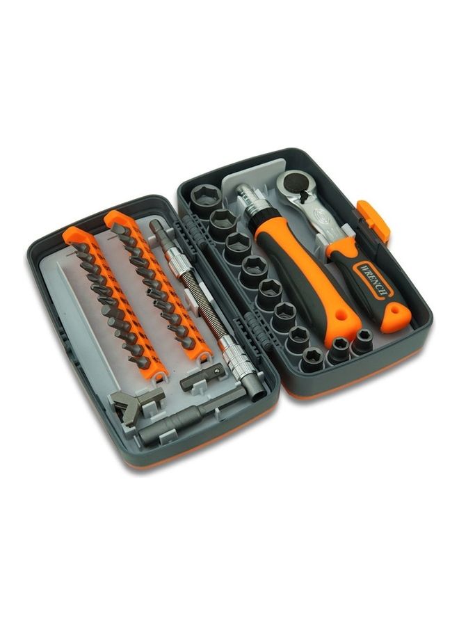 أو إي إم طقم أدوات مفك براغي بسقاطة متعددة الأغراض 38 في 1 وموفرة للجهد متعدد الألوان - Image 1