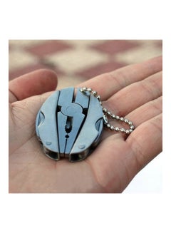 Portable Multi-functional Folding Pliers Stainless Steel Silver