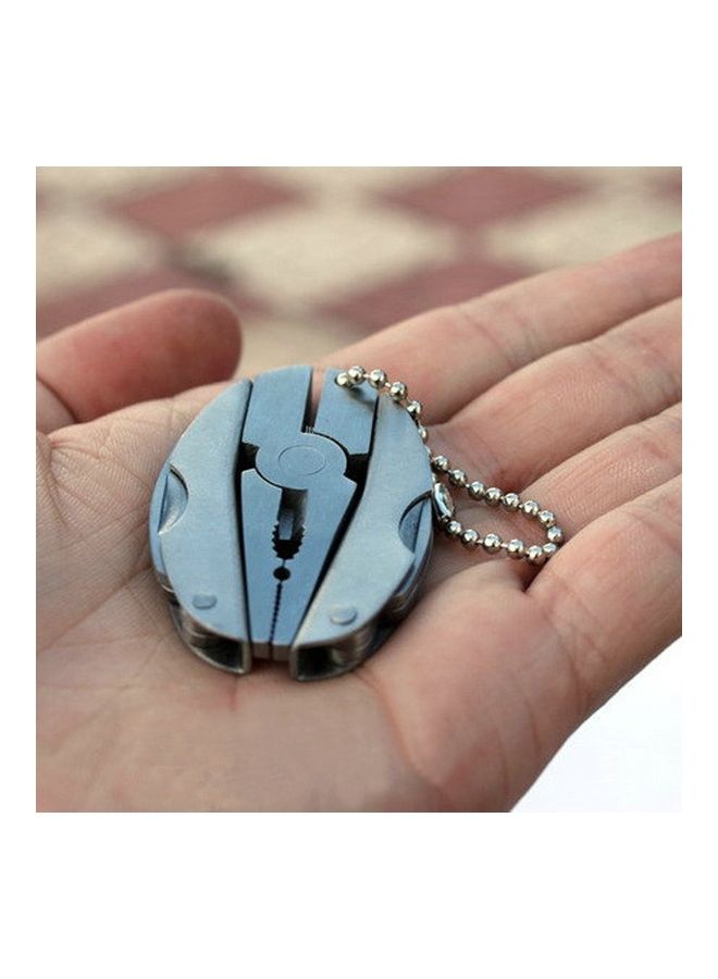 oem - Portable Multi-functional Folding Pliers Stainless Steel Silver - Image 1