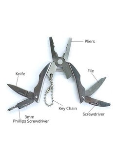 oem Portable Multi-functional Folding Pliers Stainless Steel Silver  - Image 2