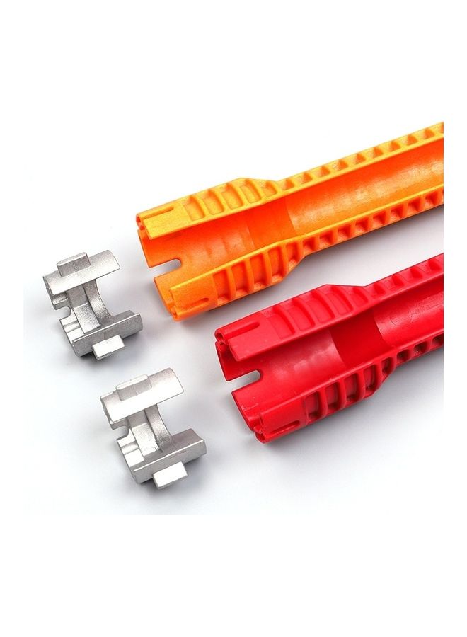 oem Multifunctional Sink Bathroom Wrench Plumbing Installation Tool Red - Image 2