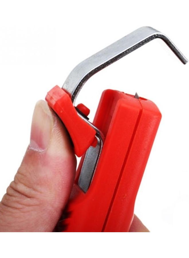 أو إي إم أداة لقطع وتعرية عازلات الكابلات المستديرة لأعمال الإصلاح الكهربائية أحمر/فضي - Image 3