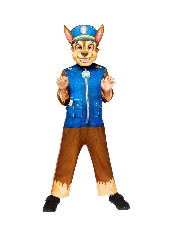 ريزكولر زي تنكري لشخصية تشيس من مسلسل الرسوم المتحركة "Paw Patrol" مع قناع للوجه - Image 1