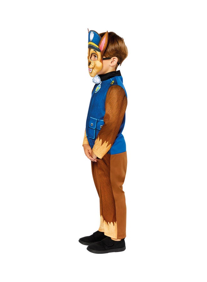 ريزكولر زي تنكري لشخصية تشيس من مسلسل الرسوم المتحركة "Paw Patrol" مع قناع للوجه - Image 3