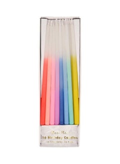 Meri Meri Rainbow Dipped Tapered Candles 