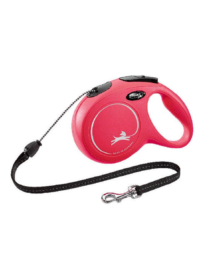 New Classic M Cord Leash Up To 20Kg Red 8meter
