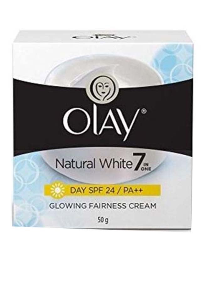 Olay 7-In-1 Natural White Glowing Fairness SPF 24 Day Cream 50grams - Image 3
