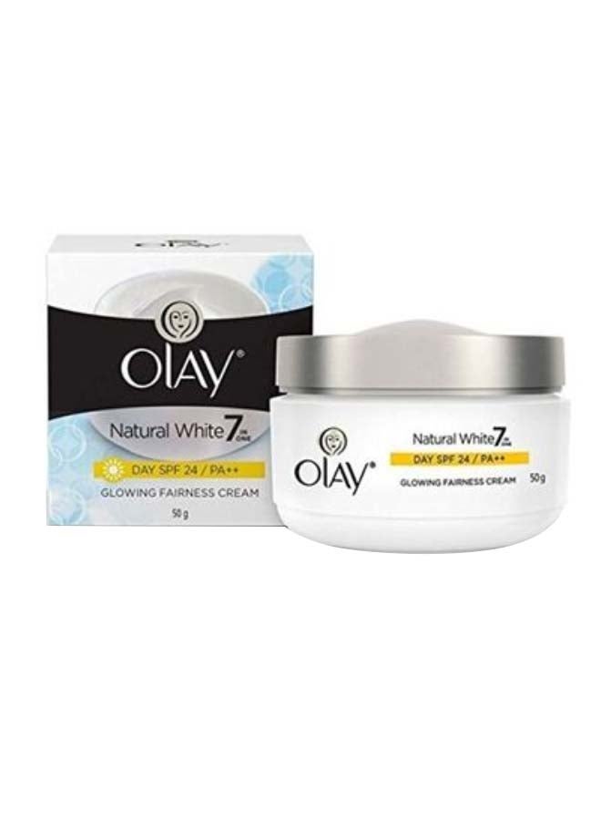 Olay 2 X Natural White Glowing Fairness Cream Day SPF 24 Natural White 50grams