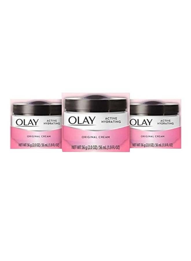 Olay Pack-3 Active Hydrating Cream Face Moisturizer 56ml