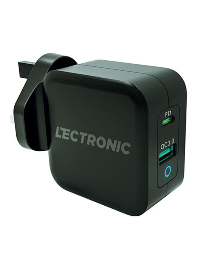 LeCtronic - USB-C Wall Charger Black - Image 1